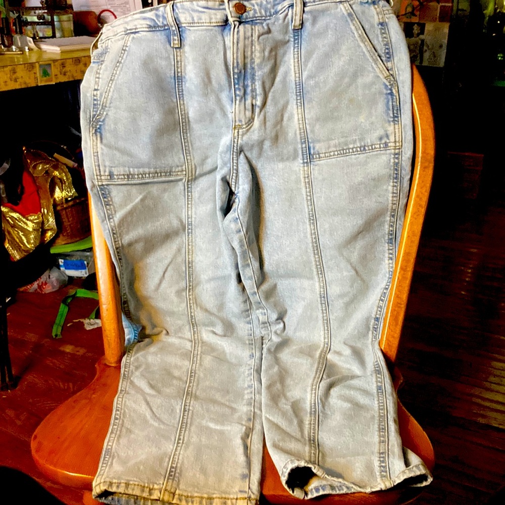 Light denim jeans